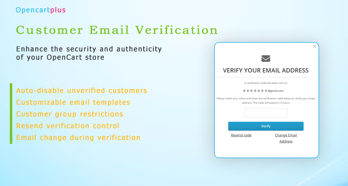 Customer Email Verification