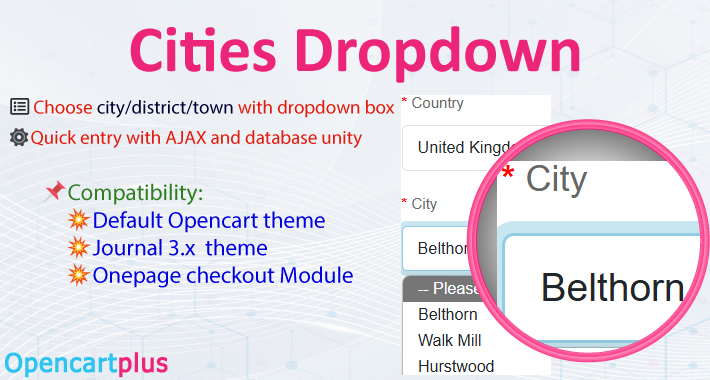 Cities Dropdown