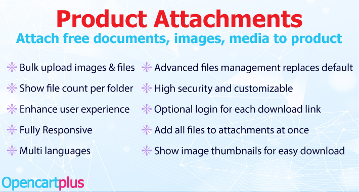 Product Attachments - Add files download to product