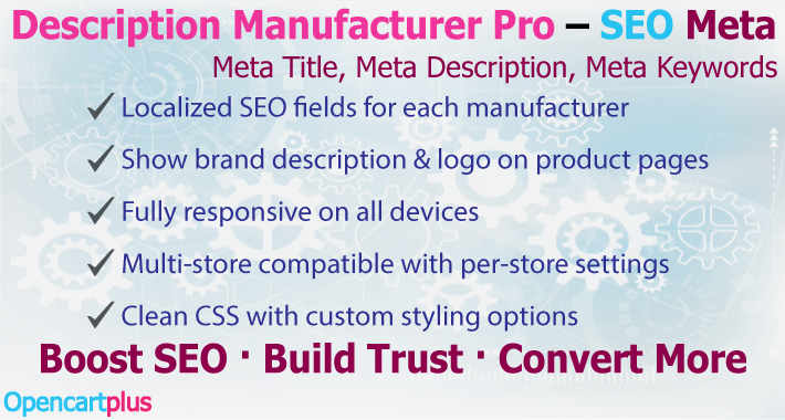 Description Manufacturer Pro – SEO Meta & Brand Content Enhancer