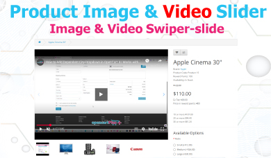 Product Image and Video Slider