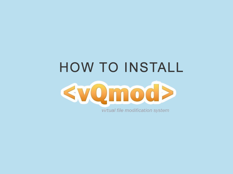 How to Install vQmod for OpenCart 4.x